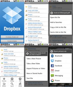 Dropbox es otra aplicacion imprescindible para Android