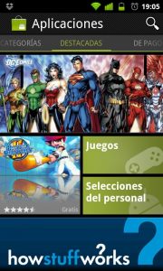 Screenshots de la nueva app de Android Market