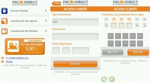 Acceso a ing desde Android