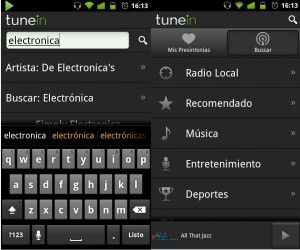 Escuchar la radio en Android